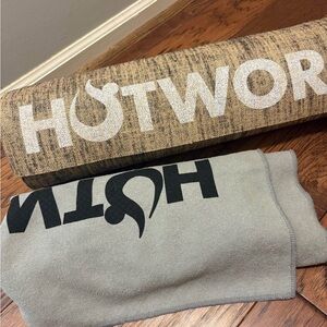HOTWORX Tan and Gray Yoga Mat